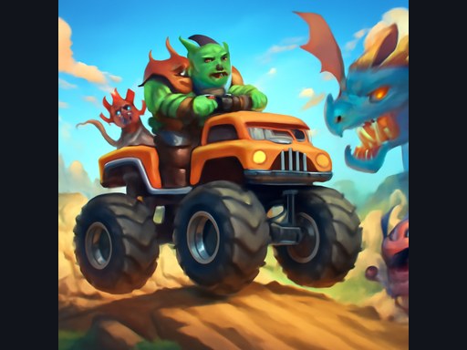Neon Monster Truck Dirt Rally - Play Free Online Game